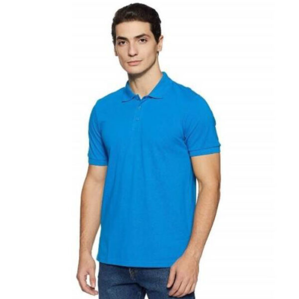 Adidas Polo Poly Cotton T Shirt BS0685 Blue For Corporate Give Away