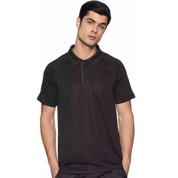 Adidas Polo T Shirt Black As Custom Corporate T-Shirt