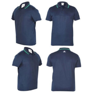 Adidas Polo T-Shirt DN3093 Navy Green As Custom Corporate T-Shirt