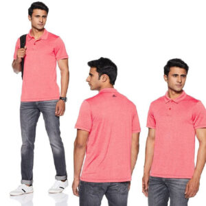 Adidas Polo T Shirt DN3109 Scarle Red As Custom Corporate T-Shirt