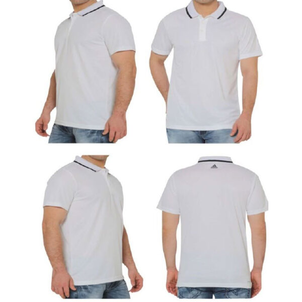 Adidas Polo T Shirt DP6034 White | T-Shirt With Logo