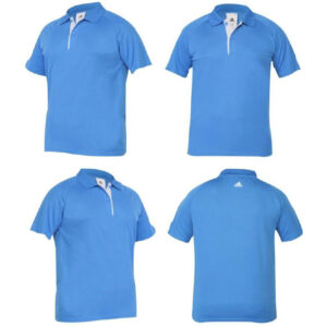 Adidas Polo T Shirt F10637 Blue | T-Shirt With Company Logo
