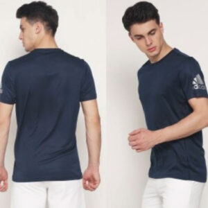 Adidas Round Neck T Shirt DN3226 Navy As Promotional Custom T-shirts