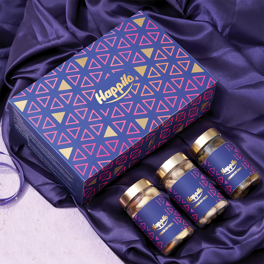 Happilo Dry Fruit Celebrations Gift Box Mercury As Corporate Gifts