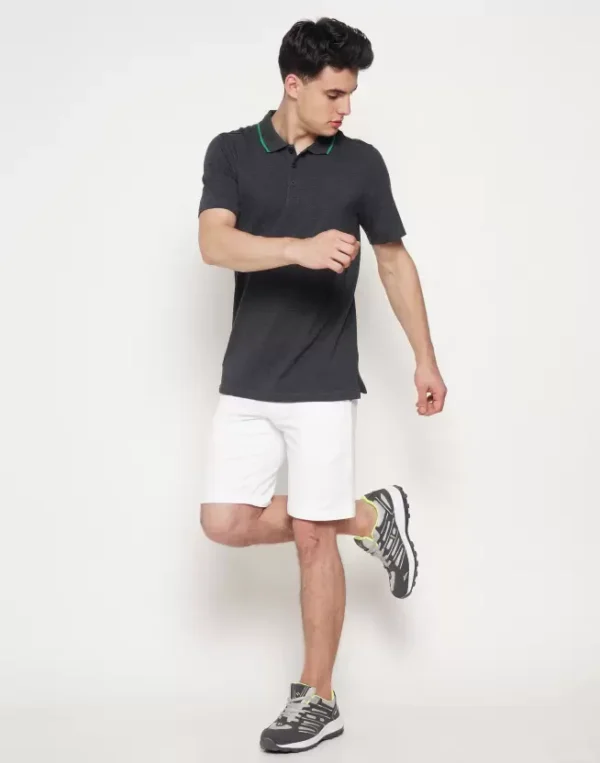 Adidas Polo Poly Cotton T Shirt CD1489 Black As Custom Corporate T-Shirt