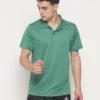 Adidas Polo T Shirt DN3108 Green | T-Shirt With Company Logo