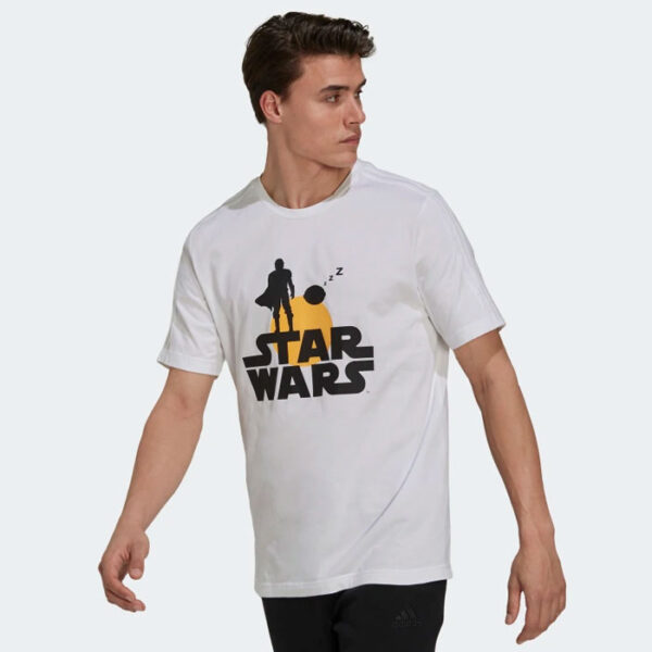 Adidas x Star Wars: The Mandalorian Graphic Tee | T-Shirt With Company Logo