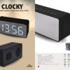 Bluetooth Speaker & Mirrored Alarm Clock - CLOCKY
