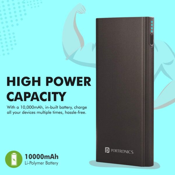 Portronics Power M 10K 10000 mAh Metal - Gifts for Clients