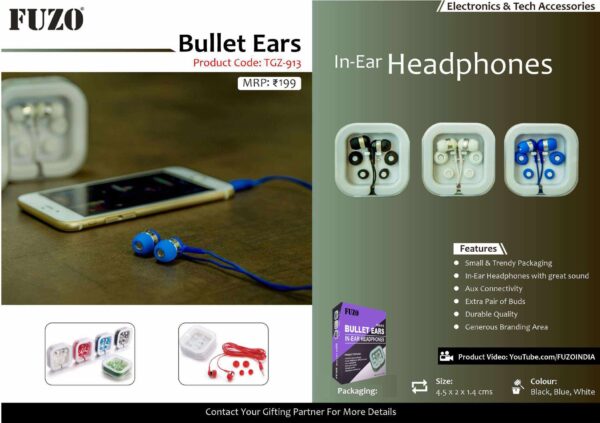 Fuzo Bullet Ears - Business Promotiona Gifting Item Vendor Bangalore 