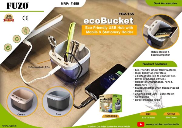 Fuzo eco Bucket - gifting companies in Bangalore 