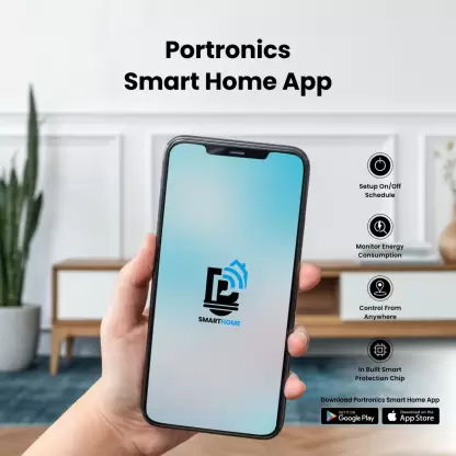 Portronics Splug 16 Smart Plug White - gifting companies in Bangalore