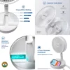 Xech Air Storm Rechargeable Telescopic Fan - Event Management Gifts 