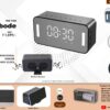 Abode Mirror Finish Speaker with Clock