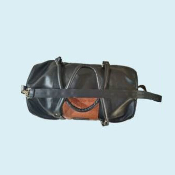ARROW DUFFLE BAG BLACK AND BROWN - Festival Corporate Gifts 