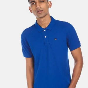 Arrow Sport Arrow Sport Royal Blue Regular Fit Polo T Shirt - corporate office gifts In Bangalore 