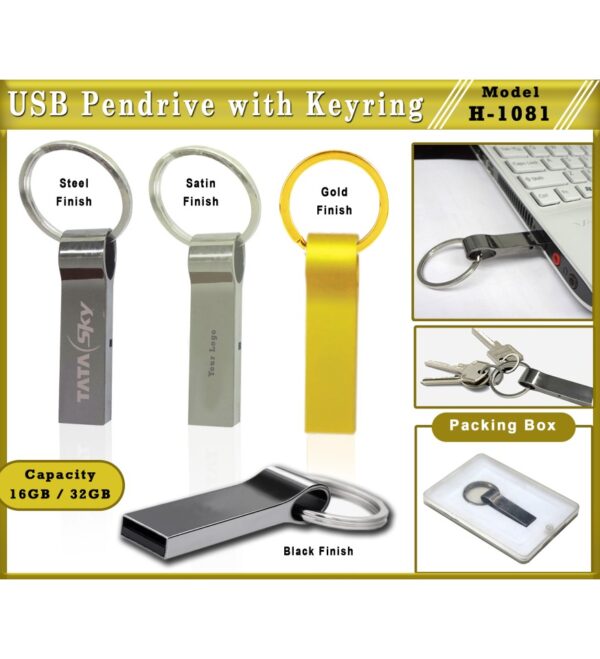 USB Pendrive With Keyring - Trade Shows Gift in Bangalore 