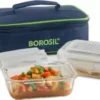 BOROSIL Microwavable Klip Store Rectangular Lunch Box - Eco Friendly Gift Ideas 