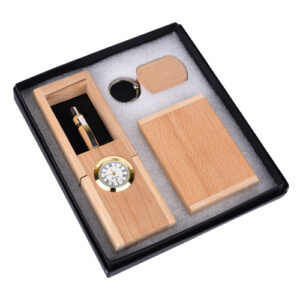 Conquest Wooden 3 in 1 Gift Set - Echo friendly Bamboo Gifts in Bangalore 