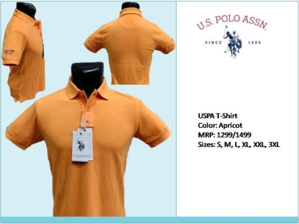 U S Polo Slim Fit Solid Polo T Shirt - Event Management T Shirt 