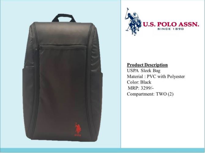 Adamson Polyester black corporate laptop backpack, Number Of Compartments:  1, Bag Capacity: 36L at Rs 390/piece in Hyderabad