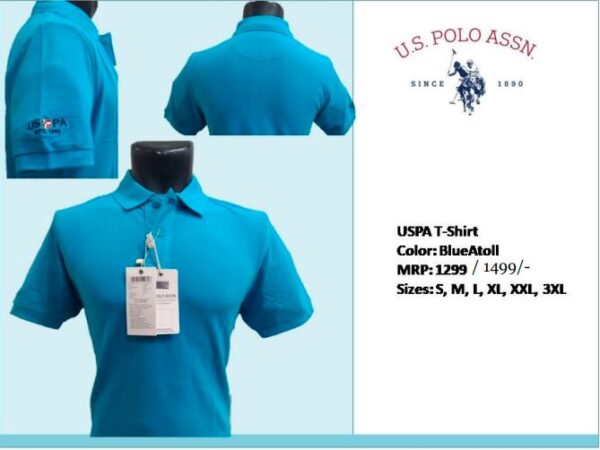 US Polo BLUE ATOLL T Shirt - Festival Corporate T Shirt 