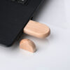 Wooden Oval Shape Pendrive Shell - Buy Eco-Friendly Corporate Gifts 