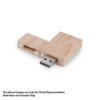 Wooden Rectangle USB Pendrive Shell - Eco Friendly Gift Ideas 