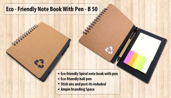 ECOFRIENDLY NOTEBOOK FOR CORPORATE EMPLOYEES GIFTING