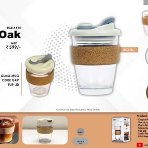 FUZO OAK - Cork Grip Mug Gift ideas for office staff in Bangalore