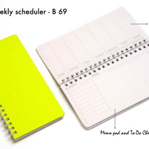 Spiral weekly scheduler