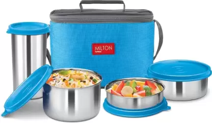 MILTON DELICIOUS COMBO BLUE 4 Containers Lunch Box