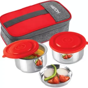 MILTON Pasto 2 Double Wall Stainless Steel Lunch Box