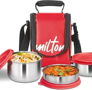 MILTON Tasty Lunch 3 Containers Lunch Box