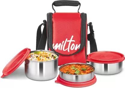 MILTON Tasty Lunch 3 Containers Lunch Box