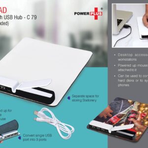 Power Pad: Mouse Pad With Usb Hub