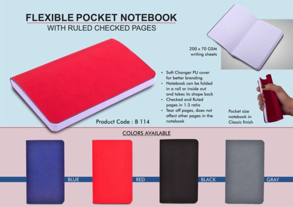 Flexible Pocket Notebook
