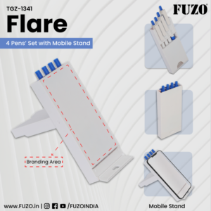 FUZO Flare 4 Pens' Set with Mobile Stand