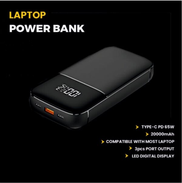 Coolnut Laptop Power Bank 20000 MAh 65 Watt