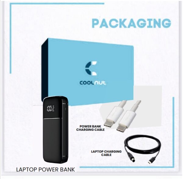 Coolnut Laptop Power Bank 20000 MAh 65 Watt