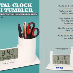 Digital Clock With Tumbler