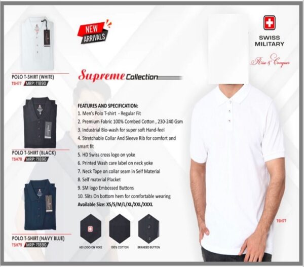 Swiss Military Polo T-Shirt | Supreme