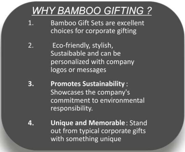 Benefits of Bamboo gift set.