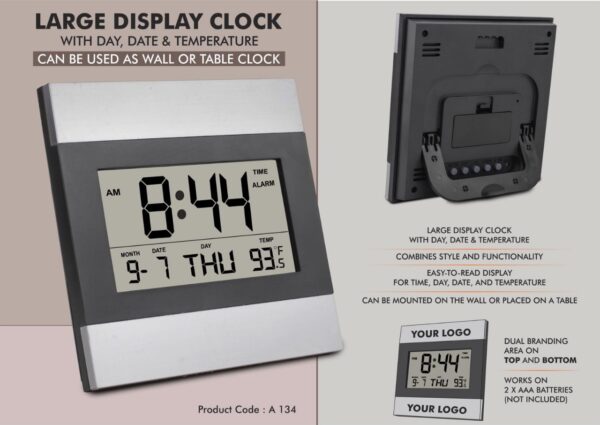 Multi-Function Display Clock