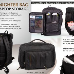 Overnighter Laptop Bag, Employee Gift