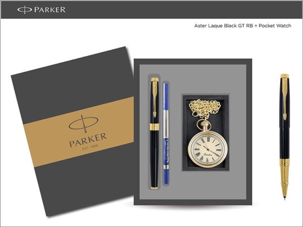 Parker Pen With Pocket Watch