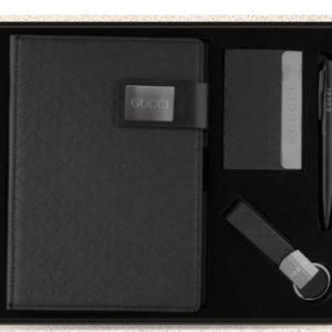 4 In 1 Gift Set |Black Texture Employee Gift Boxes