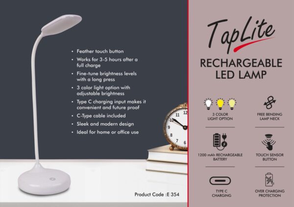 TapLite Rechargeable LED lamp