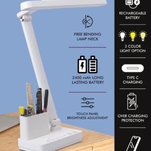 Rechargeable Folding Led Lamp | Study Lamp