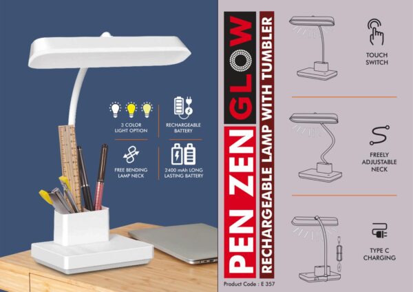 Rechargeable Lamp With Tumbler